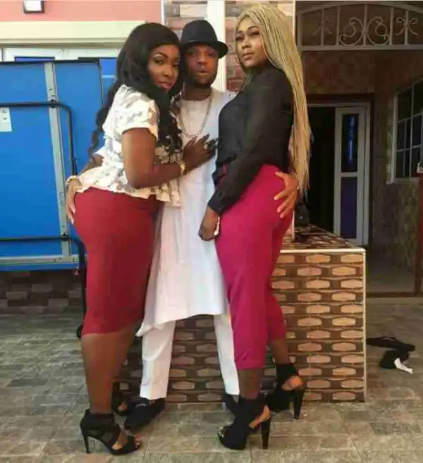 Actor Charles Okocha Plays With Actresses Anita Joseph & Nancy Iheme